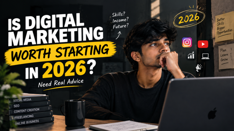 Is Digital Marketing Worth Starting in 2026? Here’s My Honest Take